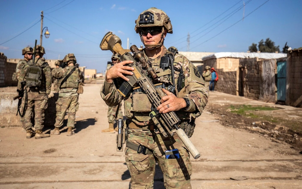 Mỹ không kích mục tiêu liên quan Iran ở Iraq và Syria