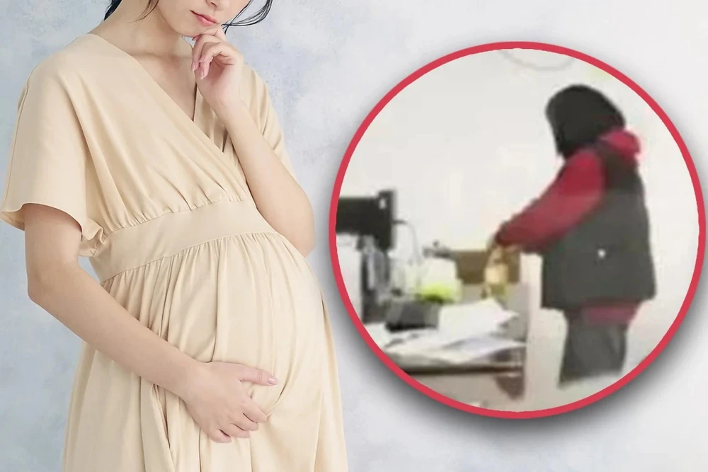Sợ đồng nghiệp nghỉ thai sản, cô gái có hành động gây sốc