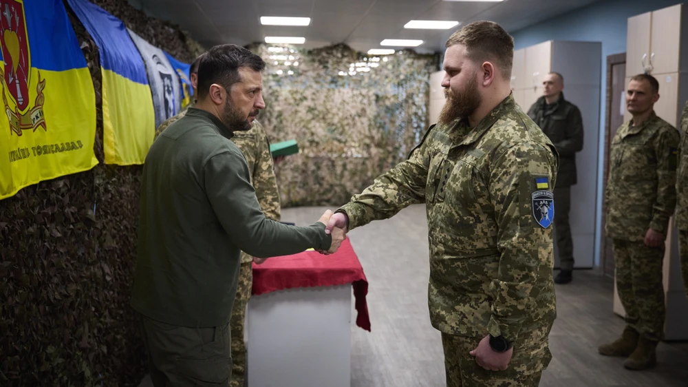 Tổng thống Ukraine Volodymyr Zelensky