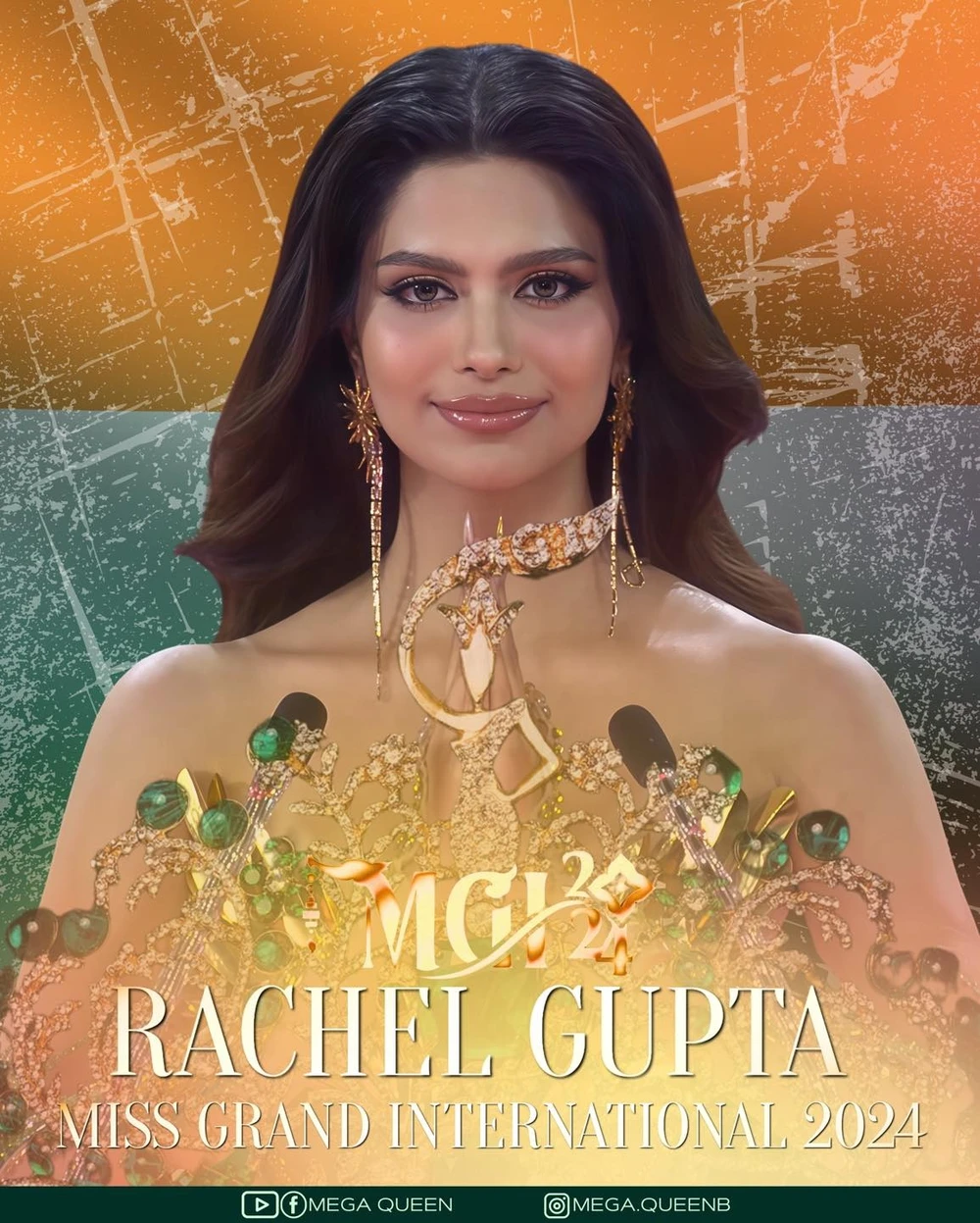 Miss Grand International thông báo tước vương miện Hoa hậu Rachel Gupta