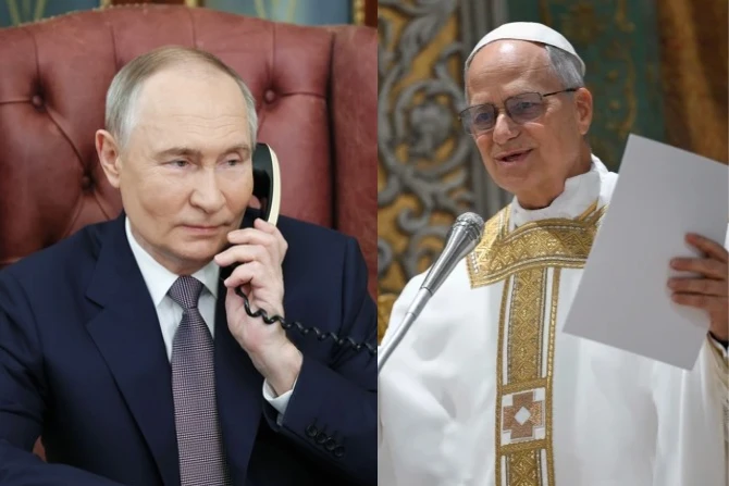 Ông Putin điện đàm Giáo hoàng Leo XIV, cáo buộc Ukraine leo thang xung đột