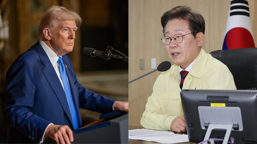 Ông Trump điện đàm tân tổng thống Hàn Quốc, tập trung thỏa thuận thuế quan