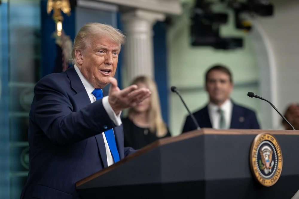 Tổng thống Mỹ Donald Trump. Ảnh: WHITE HOUSE