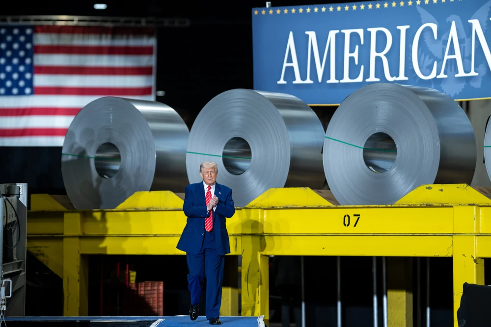 Mỹ áp thuế 50% lên hơn 400 mặt hàng có chứa thép, nhôm