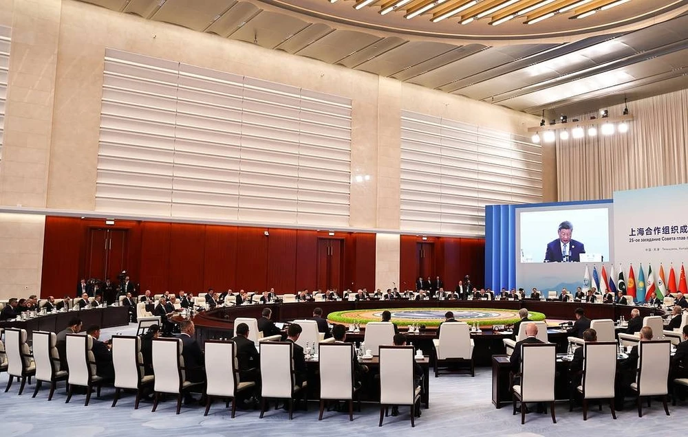 SCO ra tuyên bố Thiên Tân, nhất trí hợp tác quân sự, thể thao,...