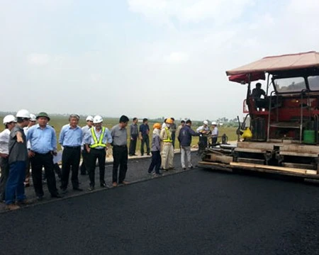 Bộ trưởng Đinh La Thăng kiểm tra dự án Quốc lộ 3 mới Hà Nội - Thái Nguyên