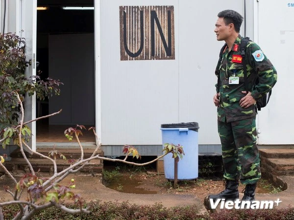 Hình ảnh đầu tiên của hai sỹ quan Việt Nam trong lực lượng giữ gìn hòa bình LHQ ở Sudan ảnh 4