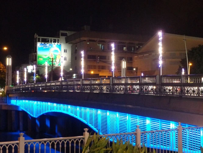 Lung linh sắc màu cầu Lê Văn Sỹ ảnh 4