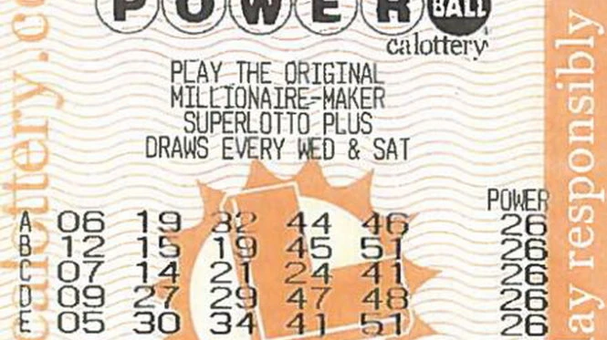 Chiếc vé số giúp Vinh Nguyễn trúng thưởng 228,4 triệu USD - Ảnh: Mercury News