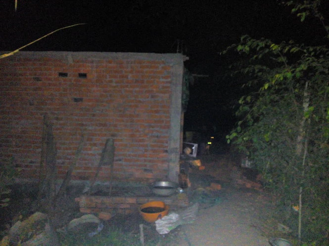 Căn nhà hiện trường nơi phát hiện xác chị Lan - Ảnh: Sơn Lâm