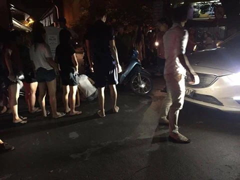 Hình ảnh chiếc xe gây tai nạn 