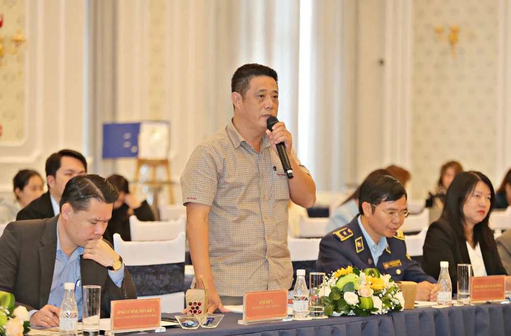 Trung tá Mai Văn Toàn, Phòng cảnh sát kinh tế Công an tỉnh Lâm Đồng. Ảnh: TIẾN THÀNH