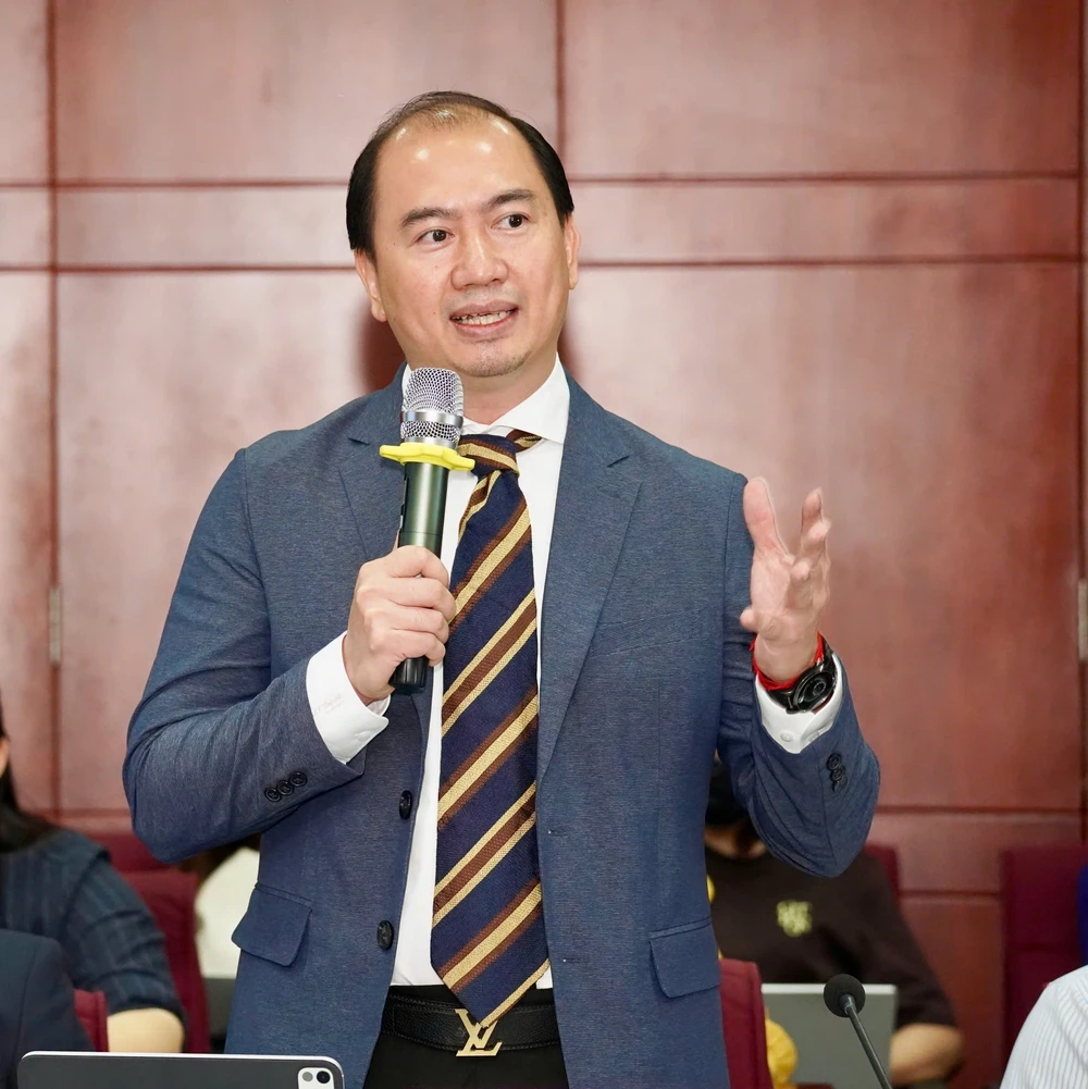 Luật sư Trương Anh Tú, đại diện pháp lý cho Công ty CP Nhựa Bình Minh. Ảnh: T.VĂN