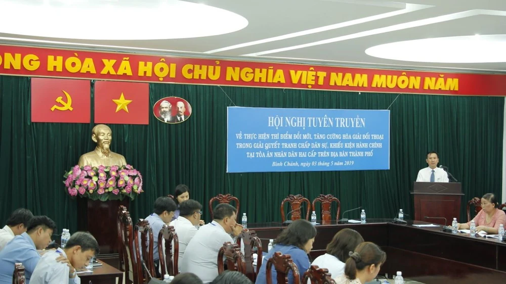 Chánh án TAND huyện Bình Chánh nói về công tác hòa giải ảnh 2