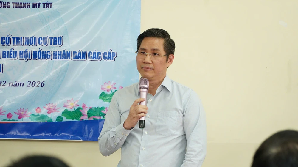 Luật sư Nguyễn Hải Nam phát biểu tại Hội nghị. Ảnh: PHƯƠNG LOAN