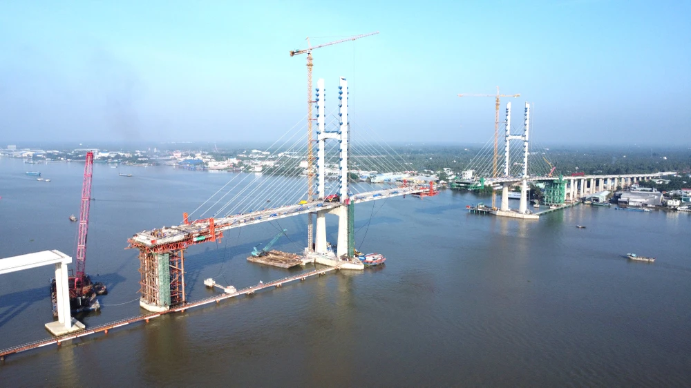 Dự án cầu Rạch Miễu 2 sẽ thông xe kỹ thuật vào dịp Lễ 2/9/2025