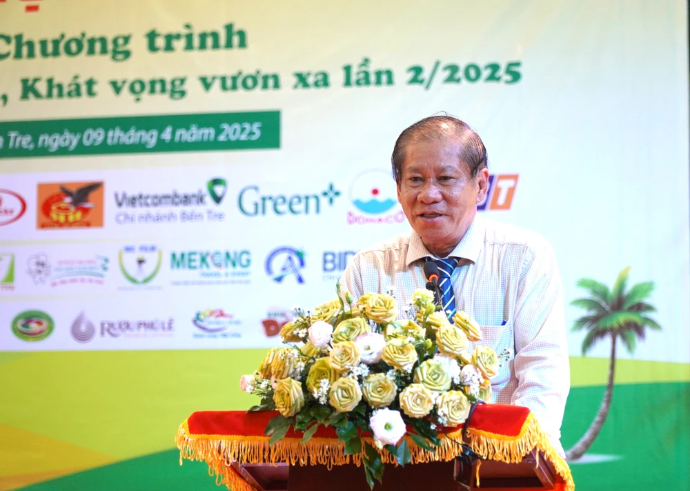 Chương trình “Ân nghĩa quê dừa - Khát vọng vươn xa lần 2 -2025” diễn ra tại Bến Tre