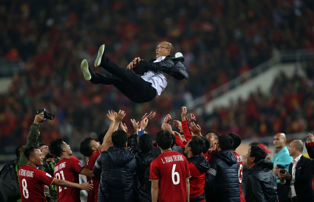 Vô địch AFF Cup 2018, vô địch SEA Games 30, SEA Games 31… Ảnh: ANH PHƯƠNG
