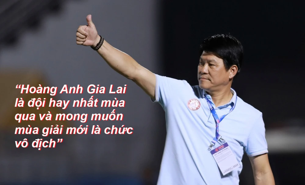 HLV Vũ Tiến Thành, Ảnh: ANH PHƯƠNG