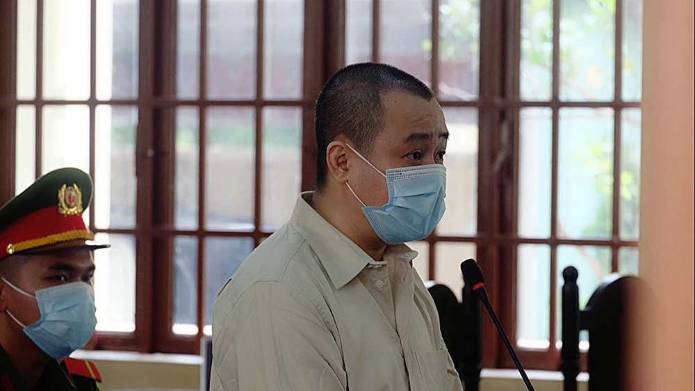 Bị cáo Trần Hữu Tín. ẢNH: SONG MAI