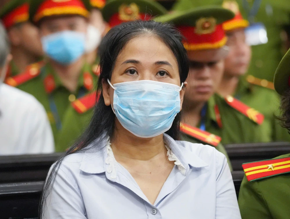 Bị cáo Mai Thị Hồng Hạnh. Ảnh: THUẬN VĂN
