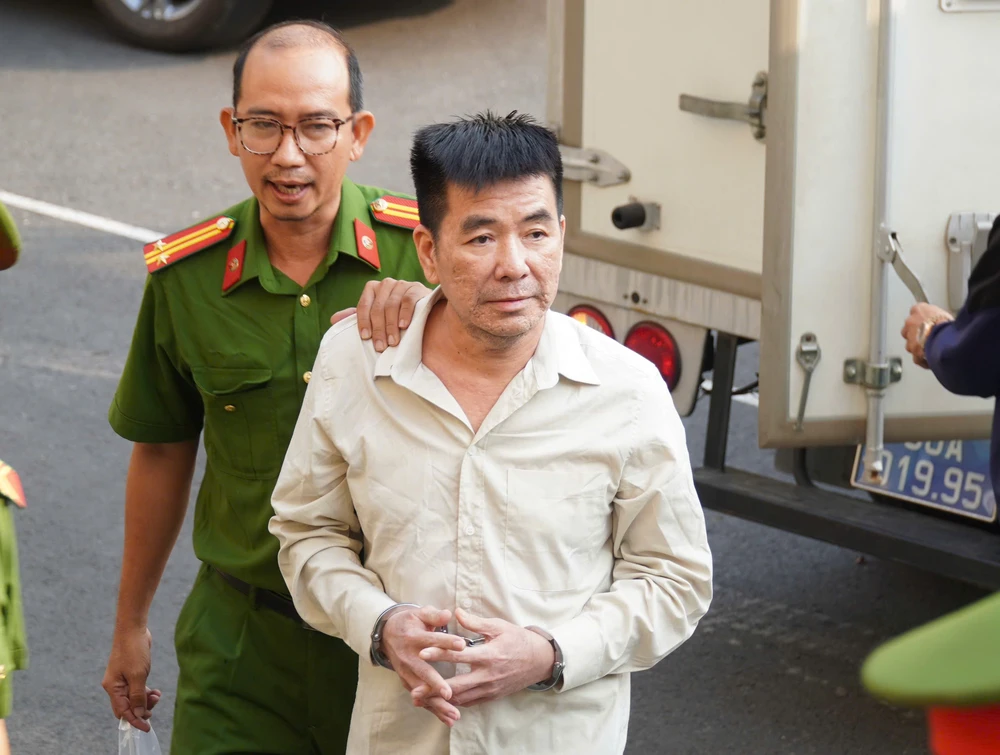 Cựu chủ tịch HĐQT kiêm tổng giám đốc Công ty Trung Hậu 68 Lê Quang Bình. Ảnh: NGUYỄN TIẾN