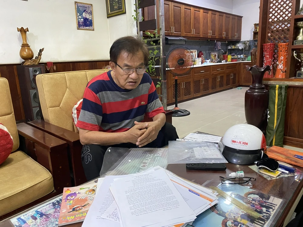 Ông Đỗ Văn Ý - anh trai của ông Đỗ Văn Ỵ. Ảnh: TRẦN LINH