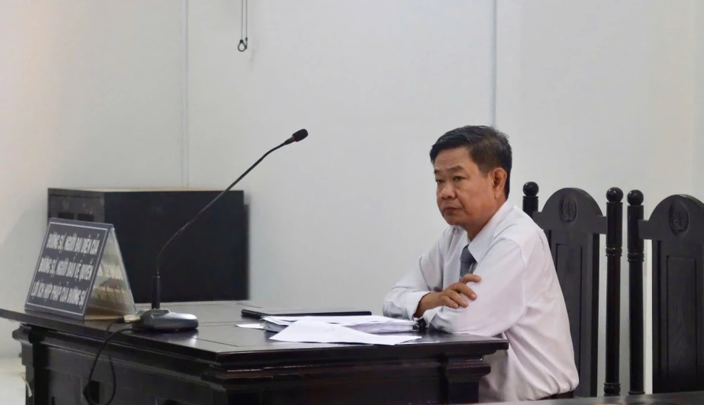 Luật sư bảo vệ cho bà Nguyễn Phương Hằng. Ảnh: SONG MAI