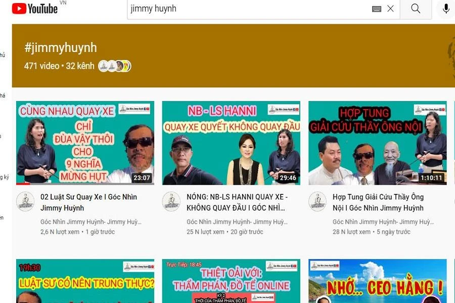 Hiếu vẫn làm việc trên mạng xã hội.