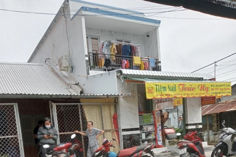 Căn nhà được cất trên đất công do phường 7, thành phố Bạc Liêu quản lý. Ảnh CTV