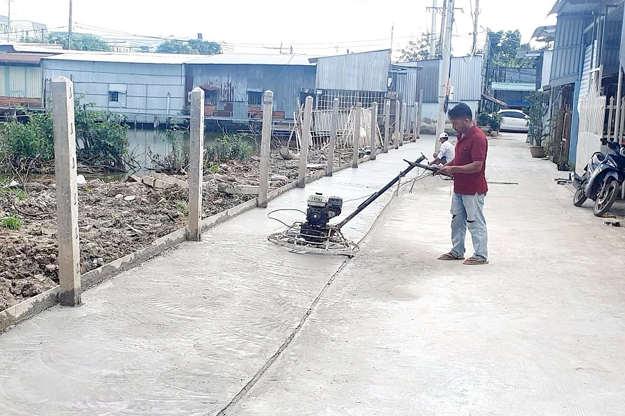 Thửa đất hộ dân xin chuyển mục đích sử dụng đất gần hai năm qua chưa được giải quyết dù phù hợp quy hoạch, kế hoạch sử dụng đất. Ảnh: TRẦN VŨ.