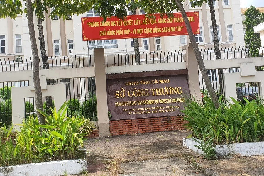 Sở Công Thương tỉnh Cà Mau. Ảnh: TRẦN VŨ