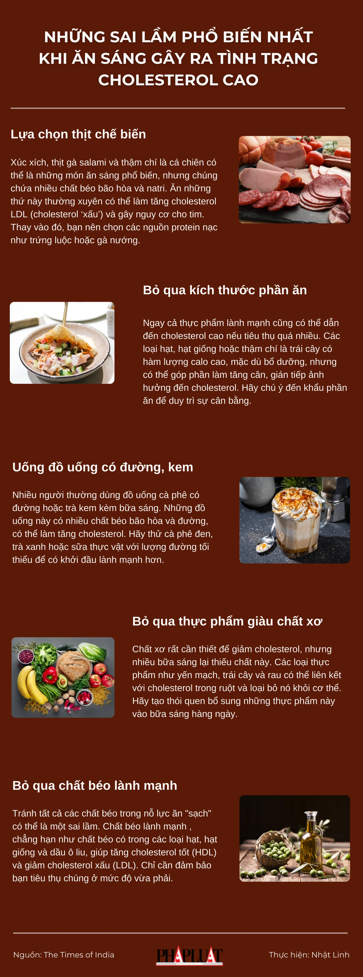 Những sai lầm phổ biến nhất khi ăn sáng gây ra tình trạng cholesterol cao
