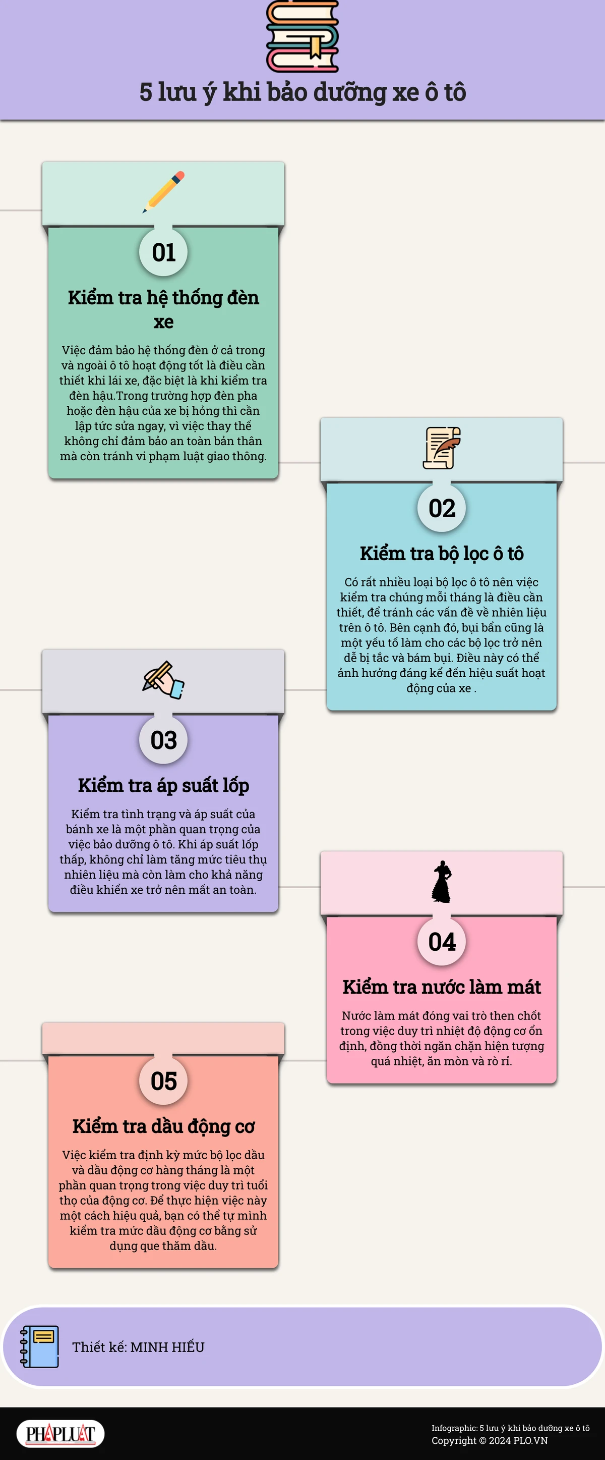 5 lưu ý khi bảo dưỡng xe ô tô