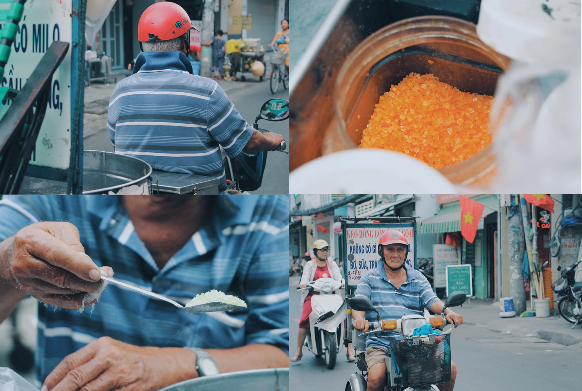 Kẹo bông gòn ông ngoại “chở” bao kí ức tuổi học trò ảnh 5 Kẹo bông gòn ông ngoại “chở” bao kí ức tuổi học trò ảnh 5