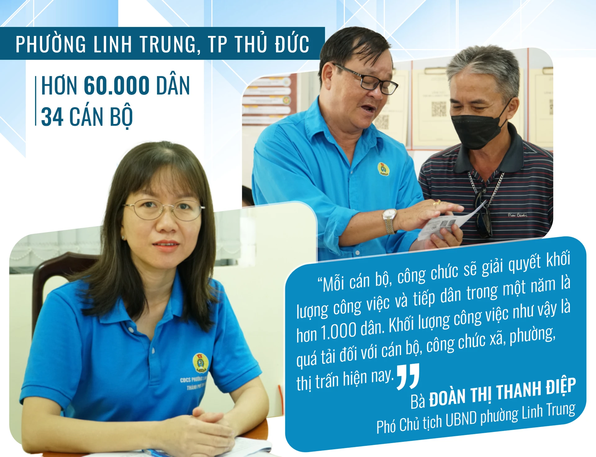 GIẢM TẢI CHO TP THỦ ĐỨC - Bài 2: Để cán bộ, nhân viên hành chính 'dễ thở' ảnh 7 GIẢM TẢI CHO TP THỦ ĐỨC - Bài 2: Để cán bộ, nhân viên hành chính 'dễ thở' ảnh 7