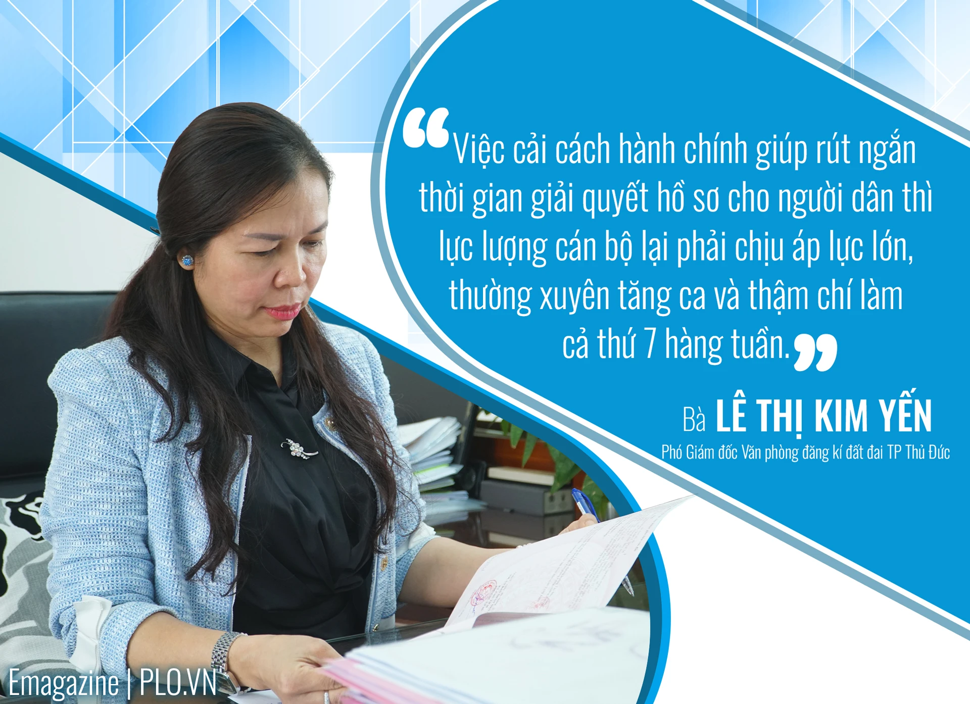 GIẢM TẢI CHO TP THỦ ĐỨC - Bài 2: Để cán bộ, nhân viên hành chính 'dễ thở' ảnh 12 GIẢM TẢI CHO TP THỦ ĐỨC - Bài 2: Để cán bộ, nhân viên hành chính 'dễ thở' ảnh 12