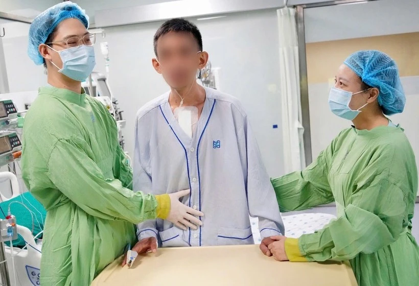 So với trước khi ghép tim, anh H cho biết hiện anh cảm thấy khỏe hơn rất nhiều. Ảnh: BVCC Phép màu phía sau ca ghép tim