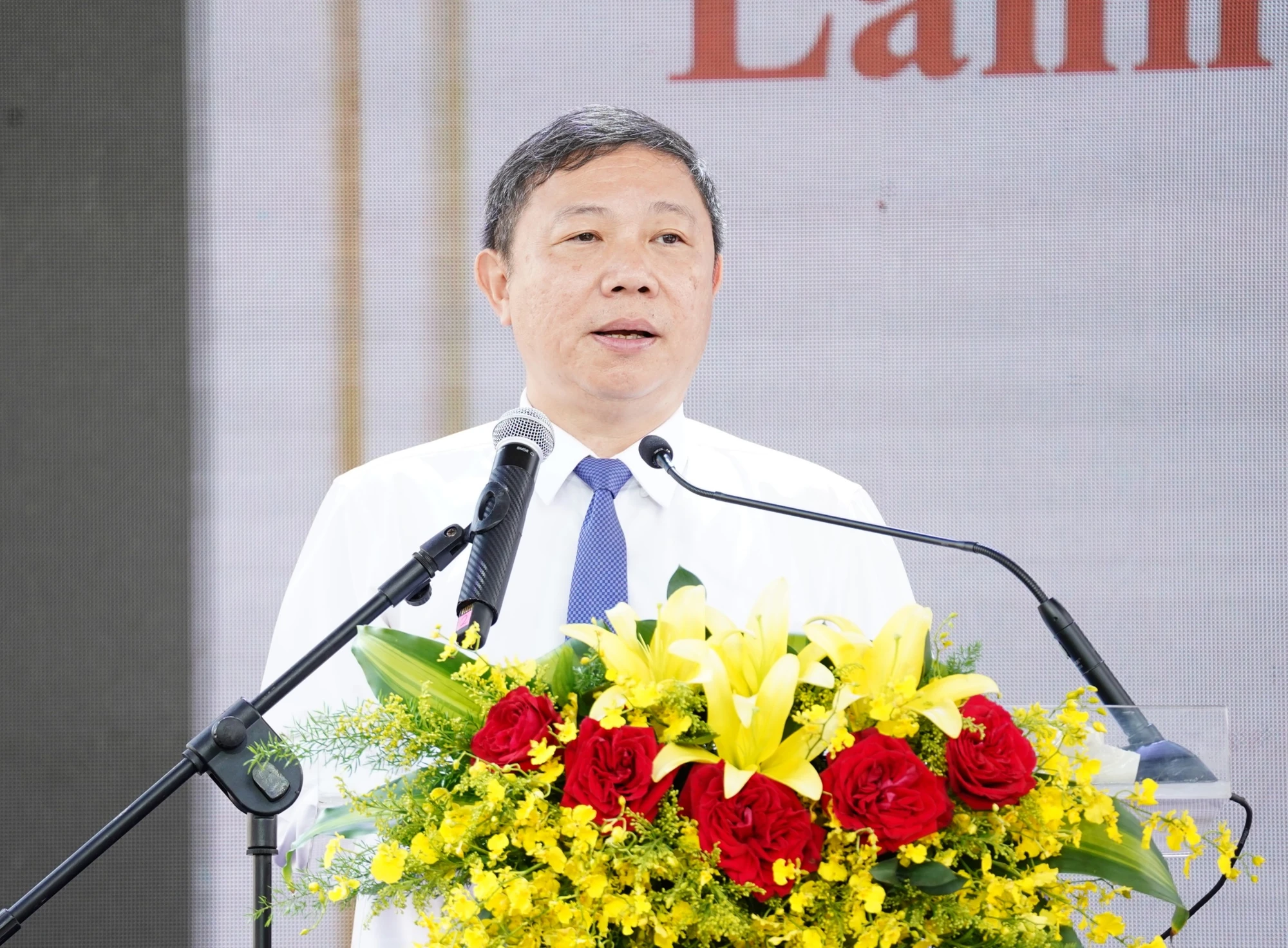 Ông Dương Anh Đức, Phó Chủ tịch UBND TP.HCM phát biểu tại lễ khai mạc. z4757720403847_d23de3aa4af0b5347c92f803fdbdd9e0.jpg