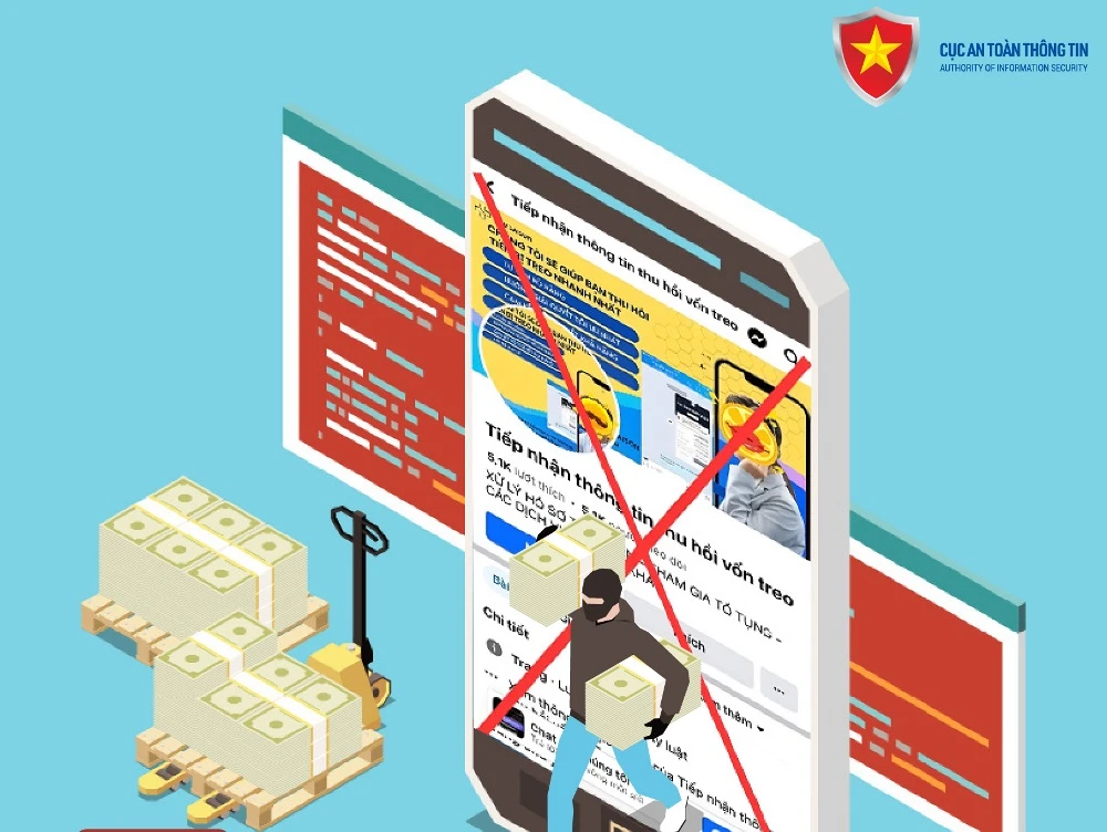 Các đối tượng mạo danh luật sư làm tại các Văn phòng Luật sư có thật và uy tín, đưa ra cho nạn nhân những lời đảm bảo có thể lấy lại được số tiền vừa mất. Ảnh: Cục ATTT. lừa đảo