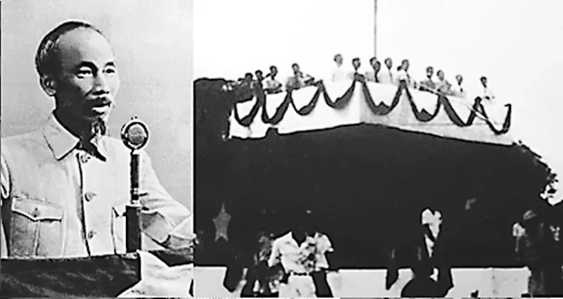 Bác Hồ đọc Tuyên ngôn Độc lập ngày 2-9-1945 tại quảng trường Ba Đình, Hà Nội. Ảnh tư liệu xoay-chuyen-cuc-dien-4.jpg