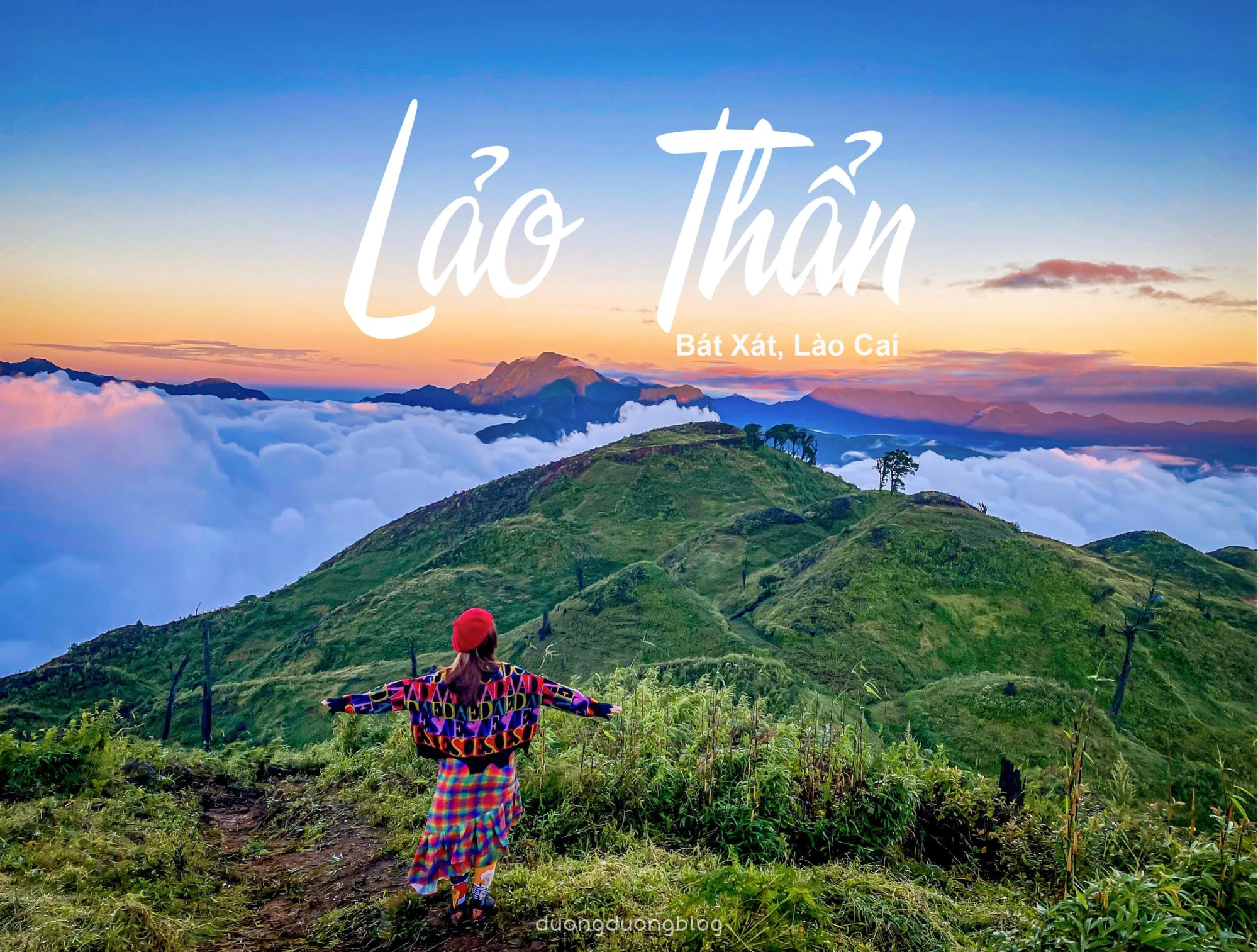 Trekking thiên đường mây và ngắm hoa chi pâu ở núi Lảo Thẩn