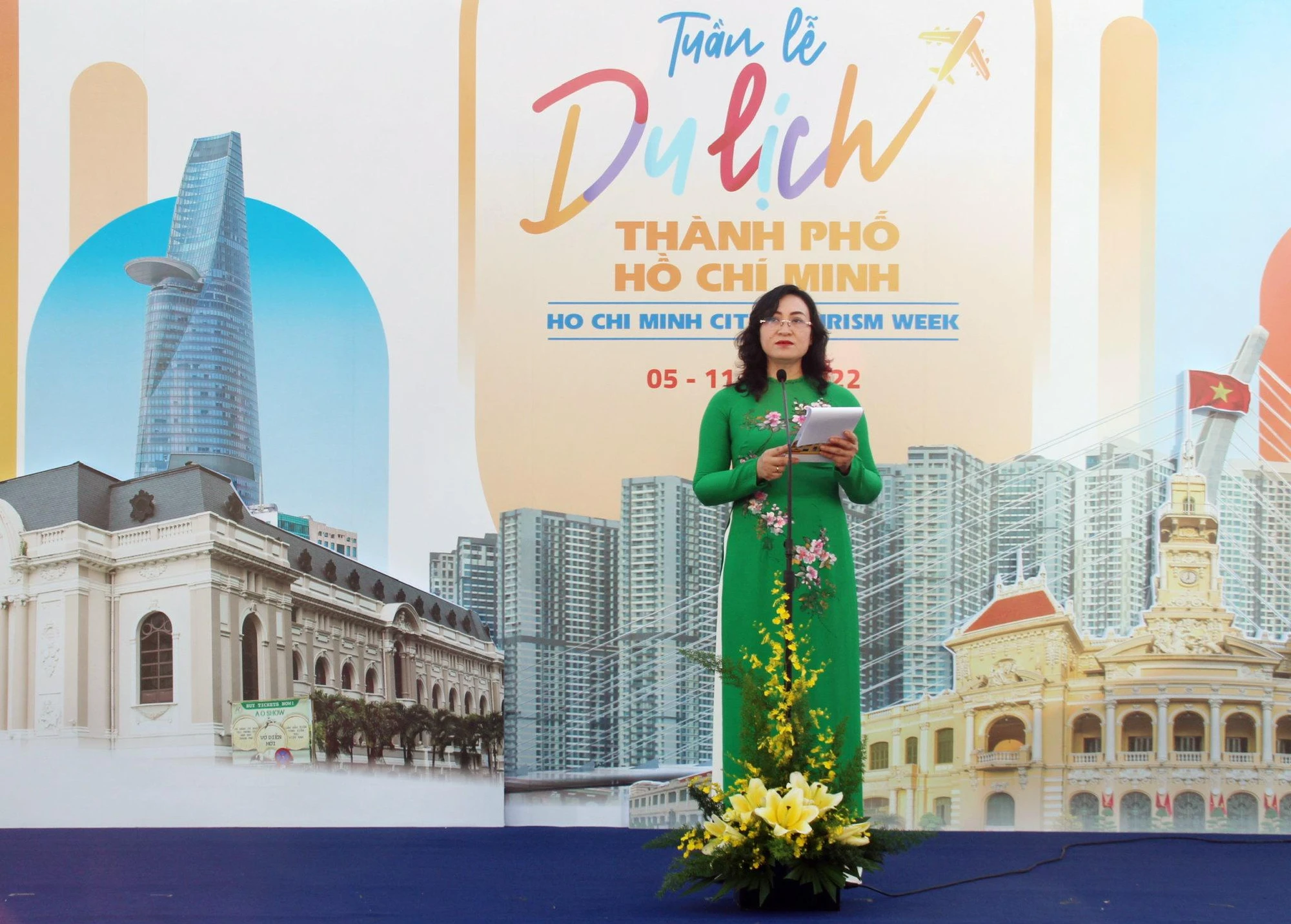 Bà Phan Thị Thắng phát biểu tại lễ phát động. Bà Phan Thị Thắng phát biểu tại lễ phát động.