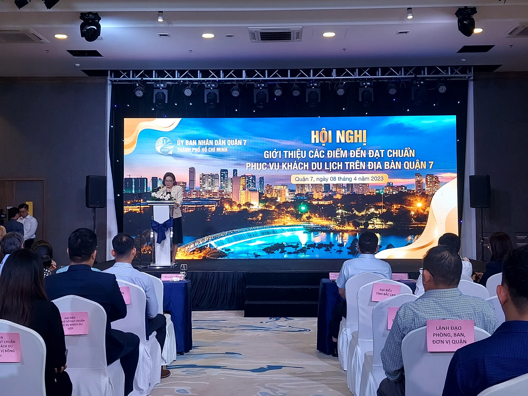 Hội nghị giới thiệu điểm đến đạt chuẩn phục vụ khách du lịch trên địa bàn quận 7.