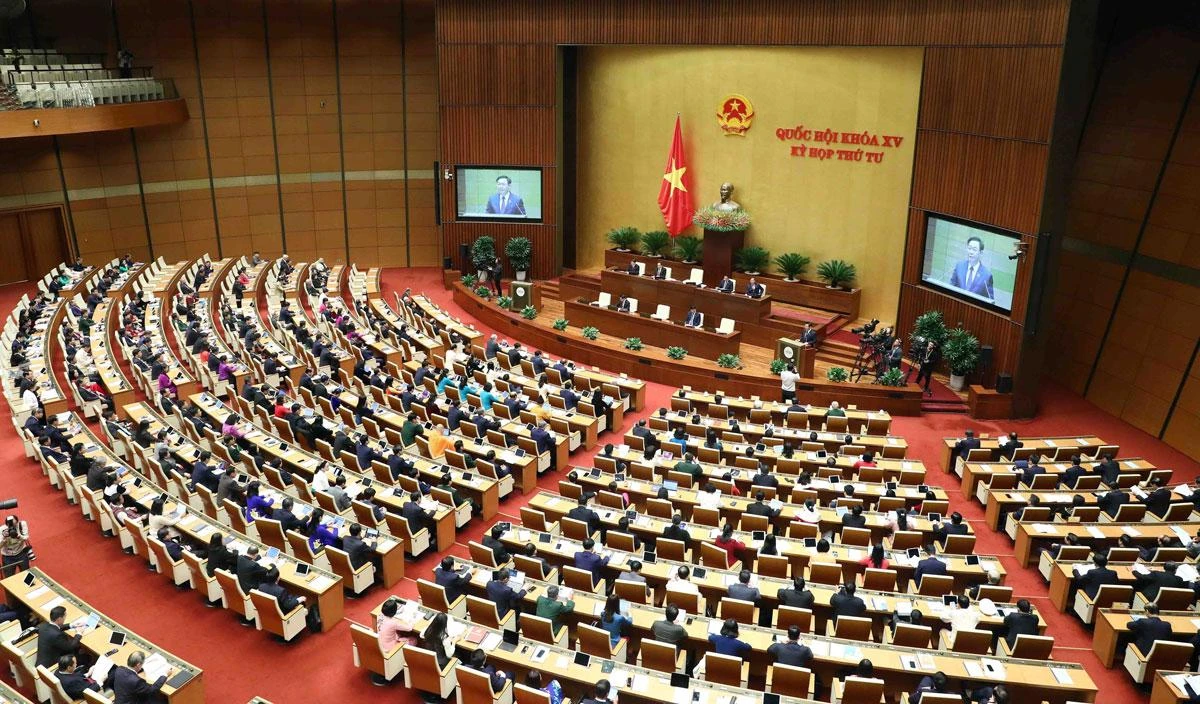 Theo chương trình kỳ họp Quốc hội (QH), sáng 1-11, dự án Luật Đất đai (sửa đổi) sẽ được Chính phủ trình QH thảo luận. Ảnh: TTXVN