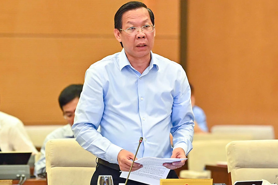 Chủ tịch UBND TP.HCM Phan Văn Mãi. Ảnh: PHẠM THẮNG Chủ tịch UBND TP.HCM Phan Văn Mãi. Ảnh: PHẠM THẮNG