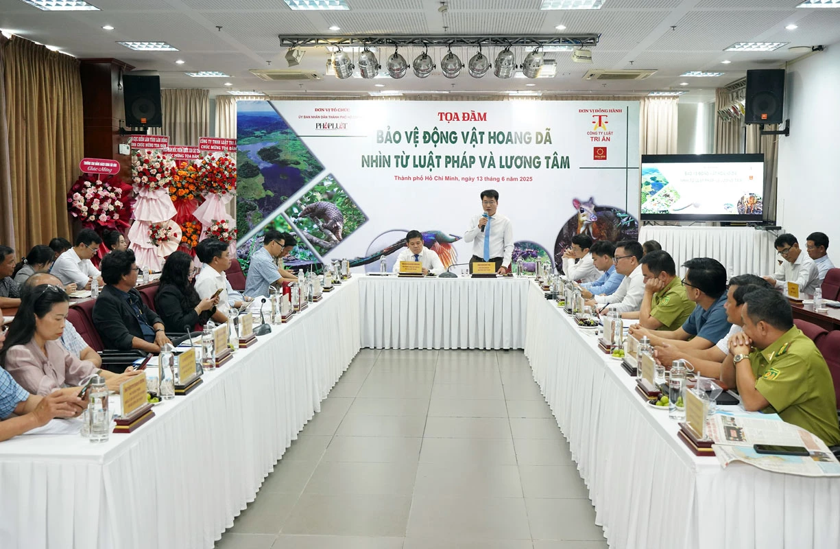 Quang cảnh buổi tọa đàm.