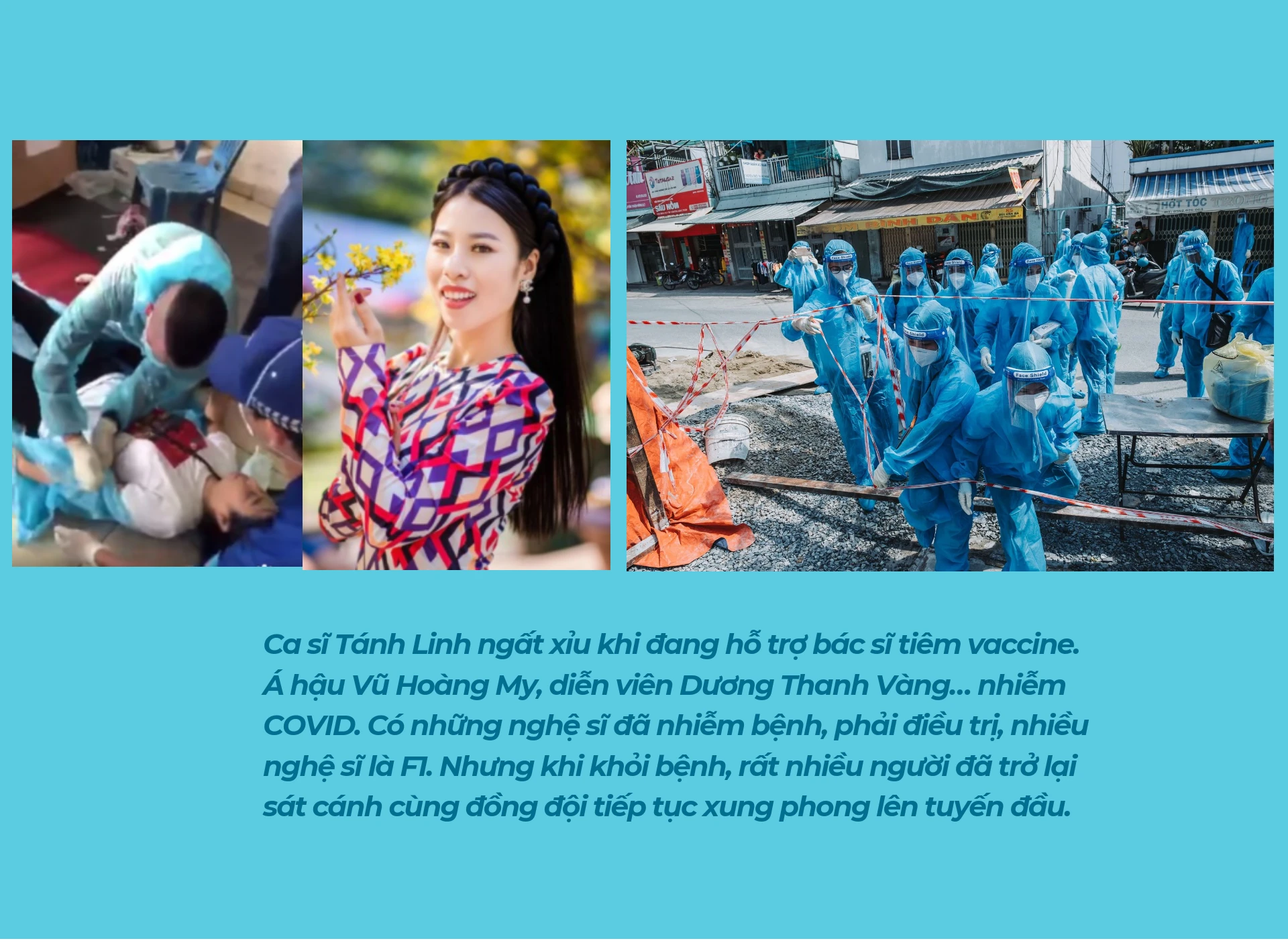 Longform: Nghệ sĩ TPHCM hơn 100 ngày trên tuyến đầu chống dịch ảnh 19