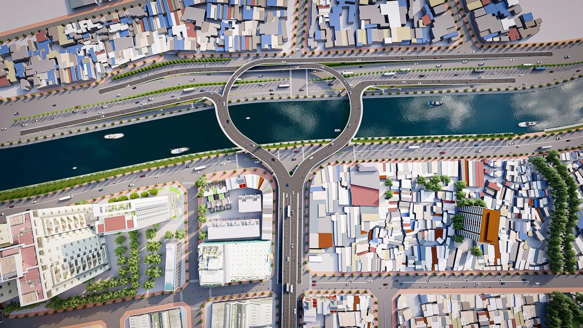 Cầu đường Nguyễn Khoái khởi công vào cuối năm 2024, hoàn thành vào năm 2027.jpg