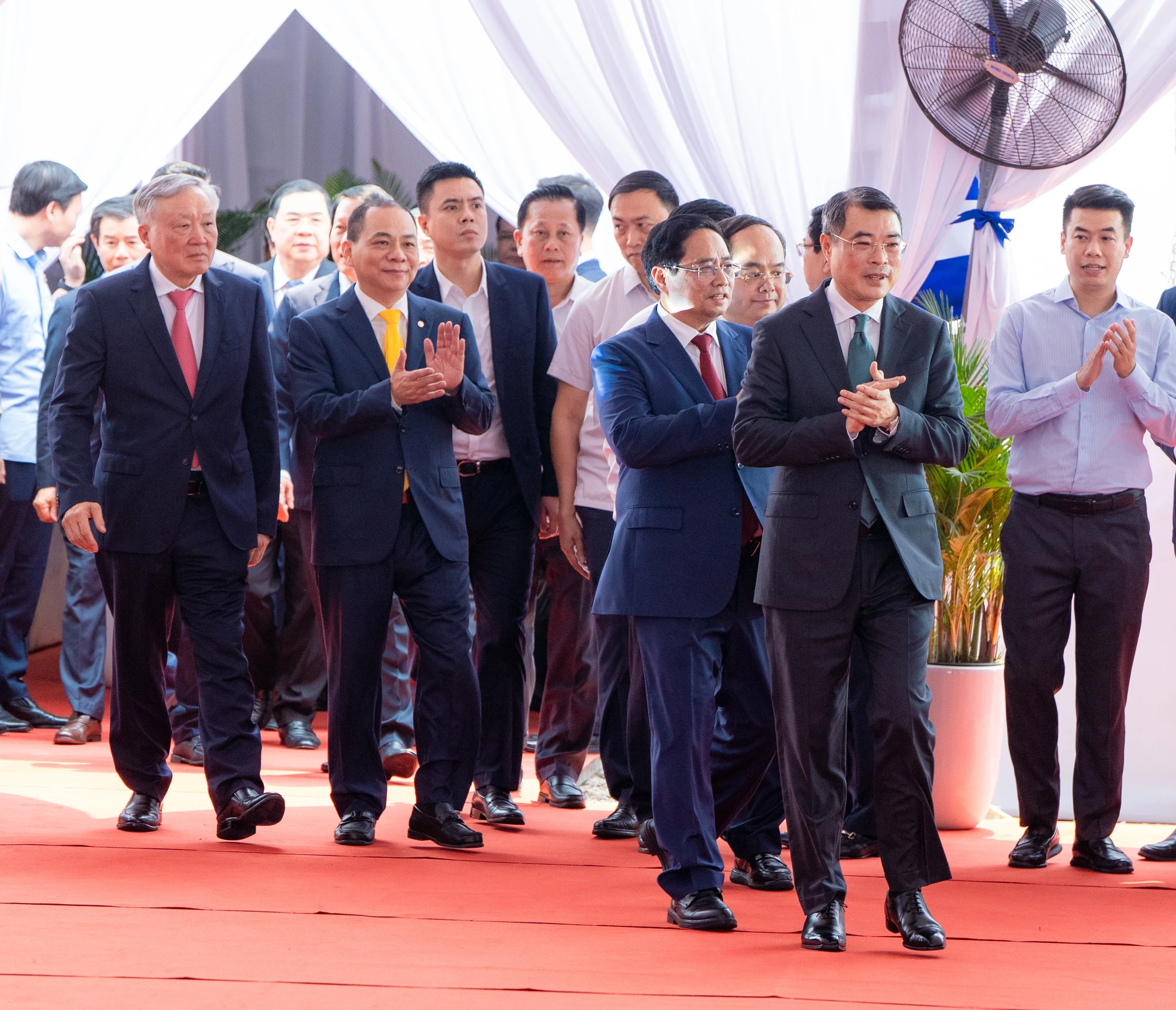 Thủ tướng Lê Minh Hưng dự lễ khởi công tuyến đường sắt tốc độ cao Hà Nội - Quảng Ninh